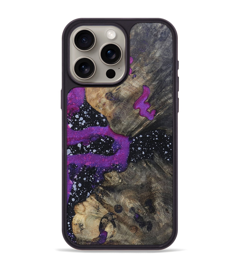 iPhone 15 Pro Max Wood+Resin Phone Case - Jenna (Cosmos, 696034)