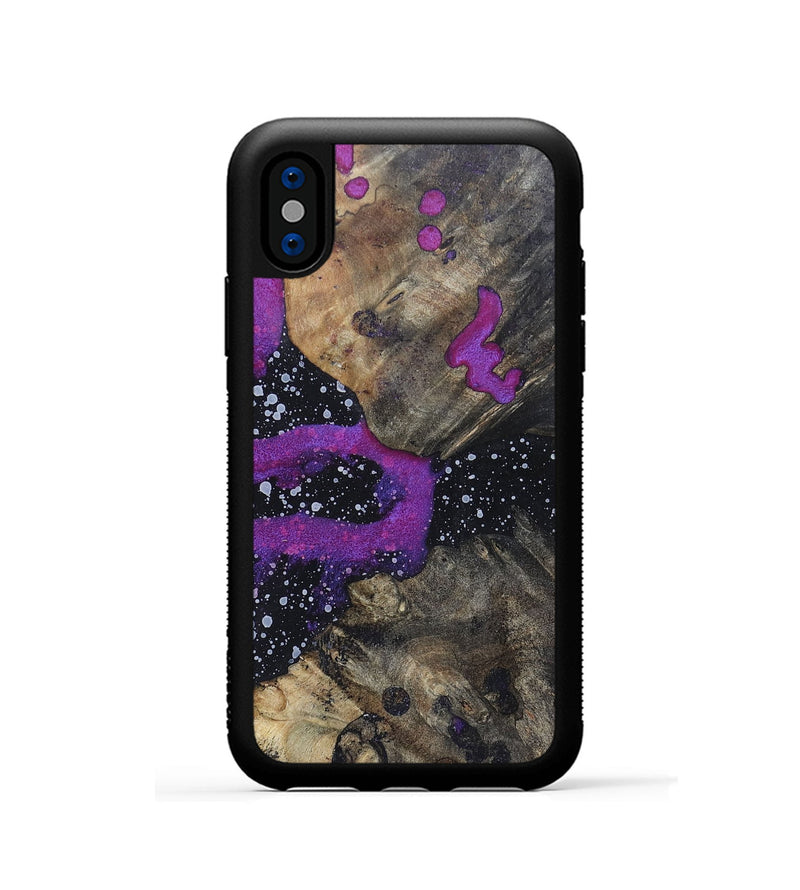 iPhone Xs Wood+Resin Phone Case - Jenna (Cosmos, 696034)
