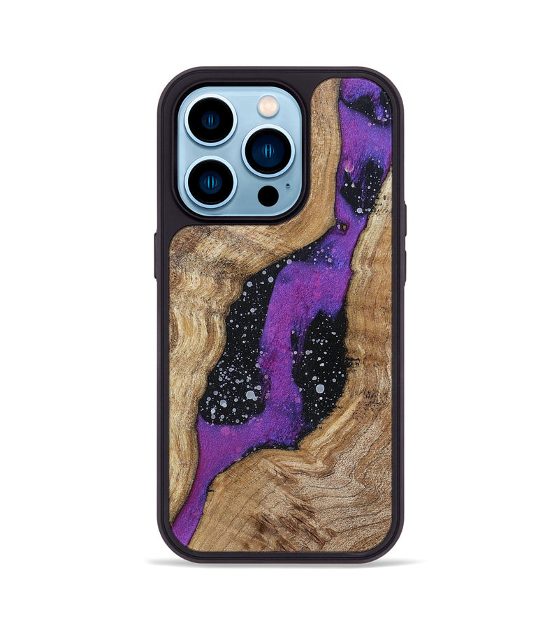 iPhone 14 Pro Wood+Resin Phone Case - Laverne (Cosmos, 696039)