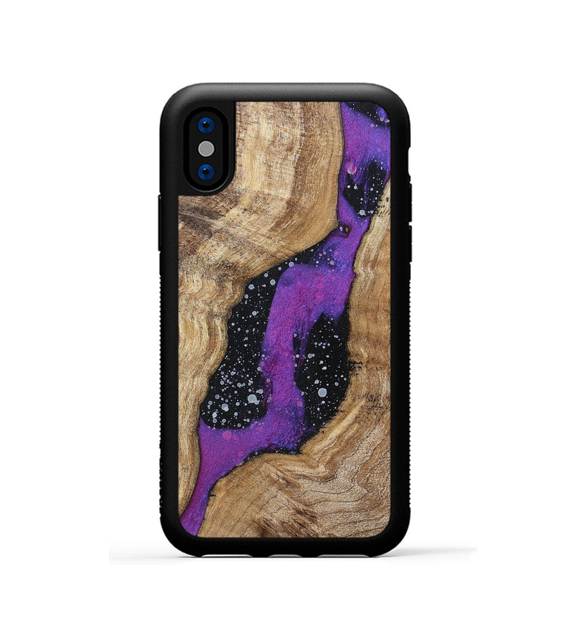 iPhone Xs Wood+Resin Phone Case - Laverne (Cosmos, 696039)