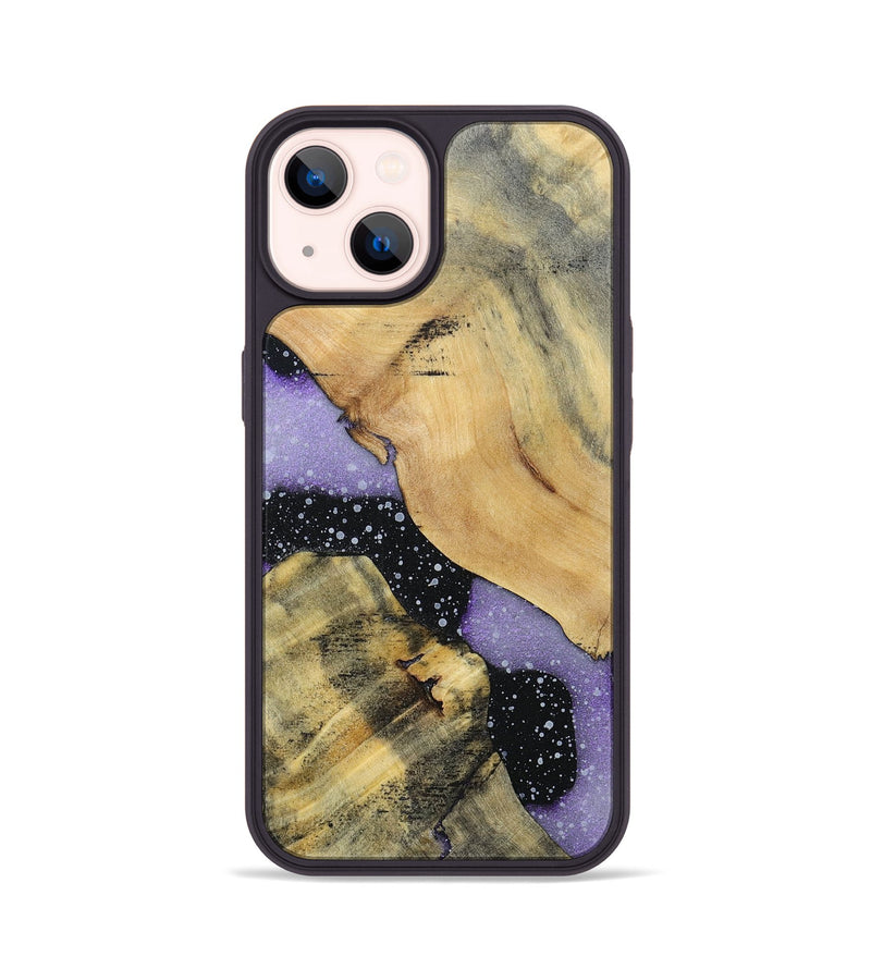 iPhone 14 Wood+Resin Phone Case - Moises (Cosmos, 696044)