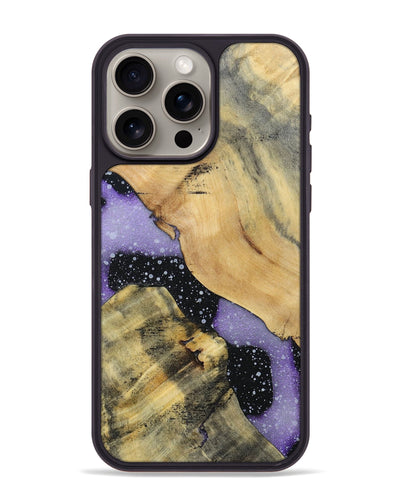 iPhone 15 Pro Max Wood+Resin Phone Case - Moises (Cosmos, 696044)