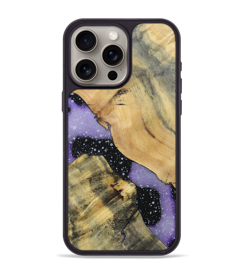 iPhone 15 Pro Max Wood+Resin Phone Case - Moises (Cosmos, 696044)