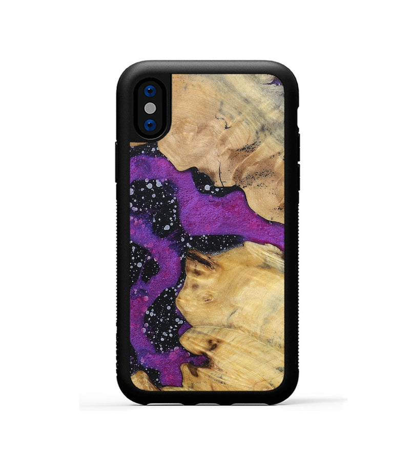 iPhone Xs Wood+Resin Phone Case - Michael (Cosmos, 696045)