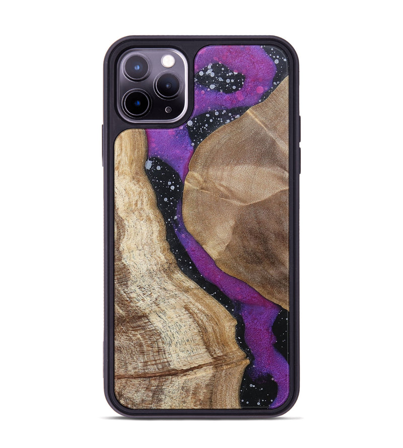 iPhone 11 Pro Max Wood+Resin Phone Case - Bart (Cosmos, 696049)