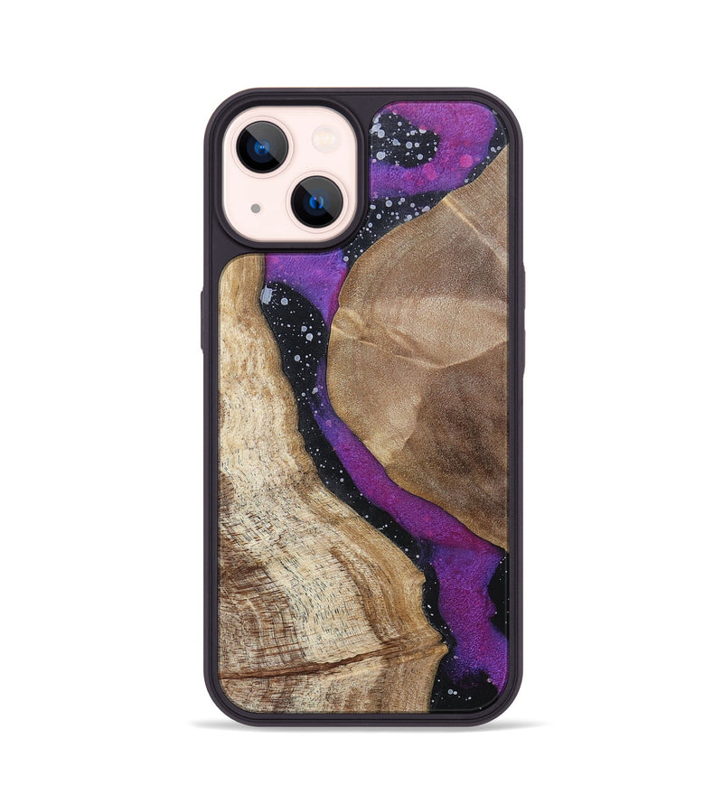 iPhone 14 Wood+Resin Phone Case - Bart (Cosmos, 696049)