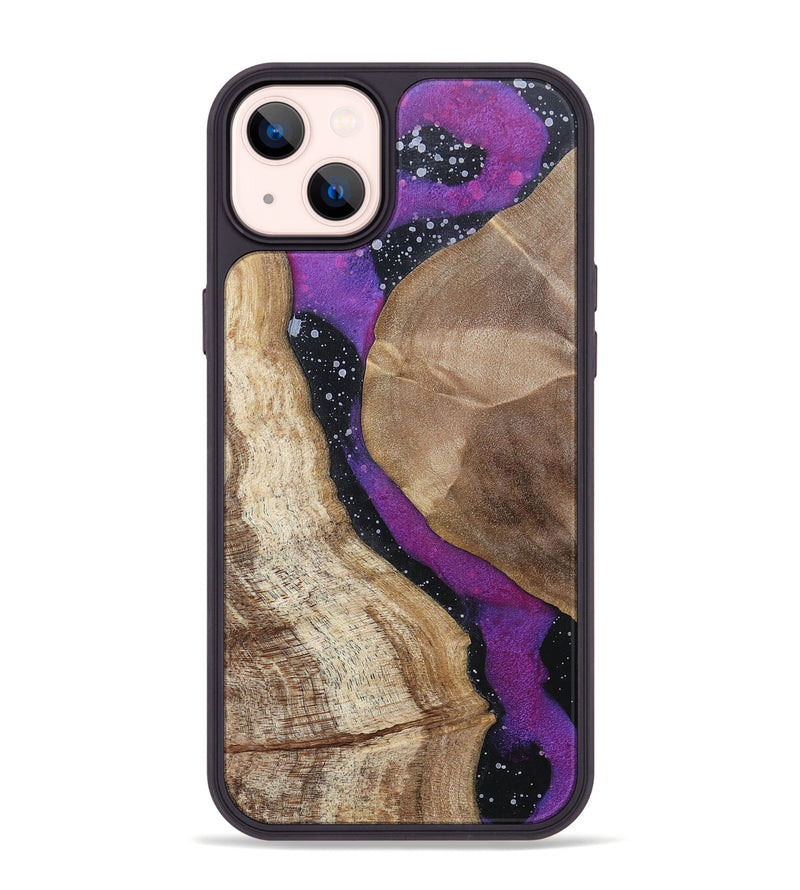 iPhone 14 Plus Wood+Resin Phone Case - Bart (Cosmos, 696049)