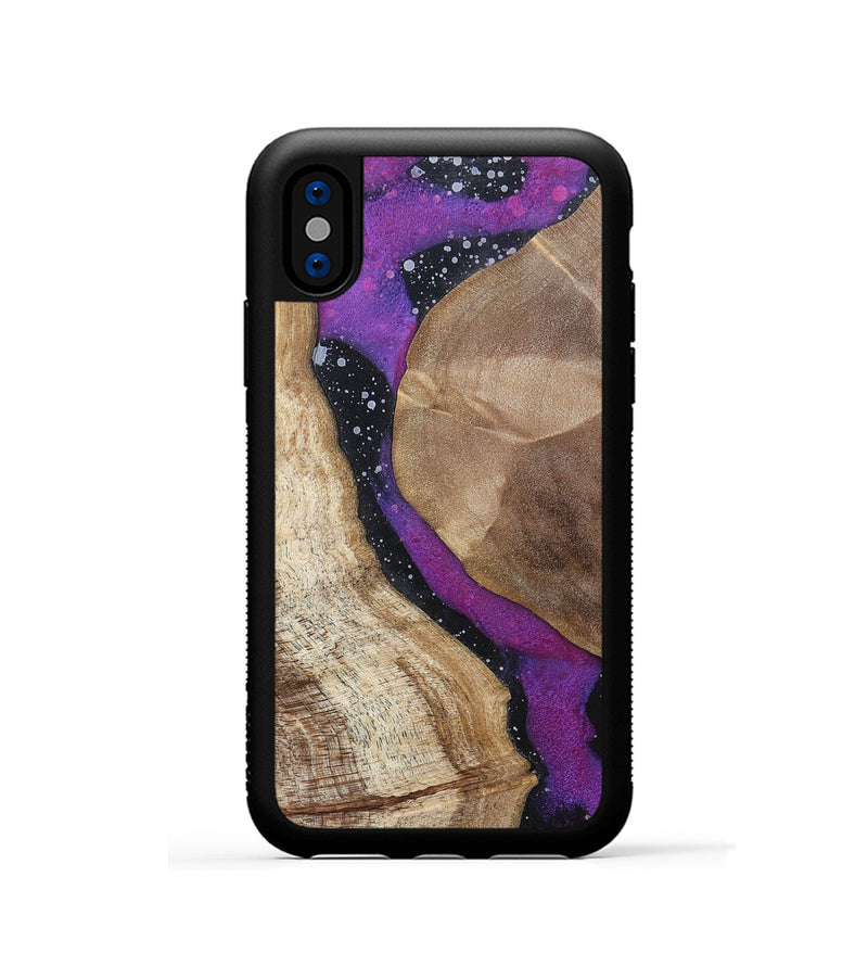 iPhone Xs Wood+Resin Phone Case - Bart (Cosmos, 696049)