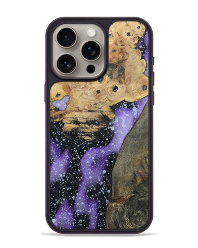 iPhone 15 Pro Max Wood+Resin Phone Case - Colin (Cosmos, 696050)