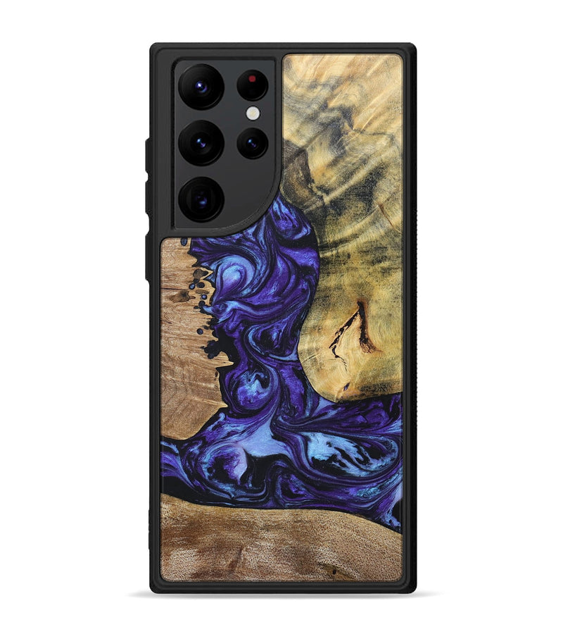 Galaxy S22 Ultra Wood+Resin Phone Case - Adele (Mosaic, 696053)