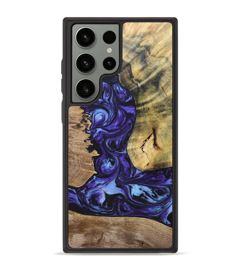 Galaxy S23 Ultra Wood+Resin Phone Case - Adele (Mosaic, 696053)