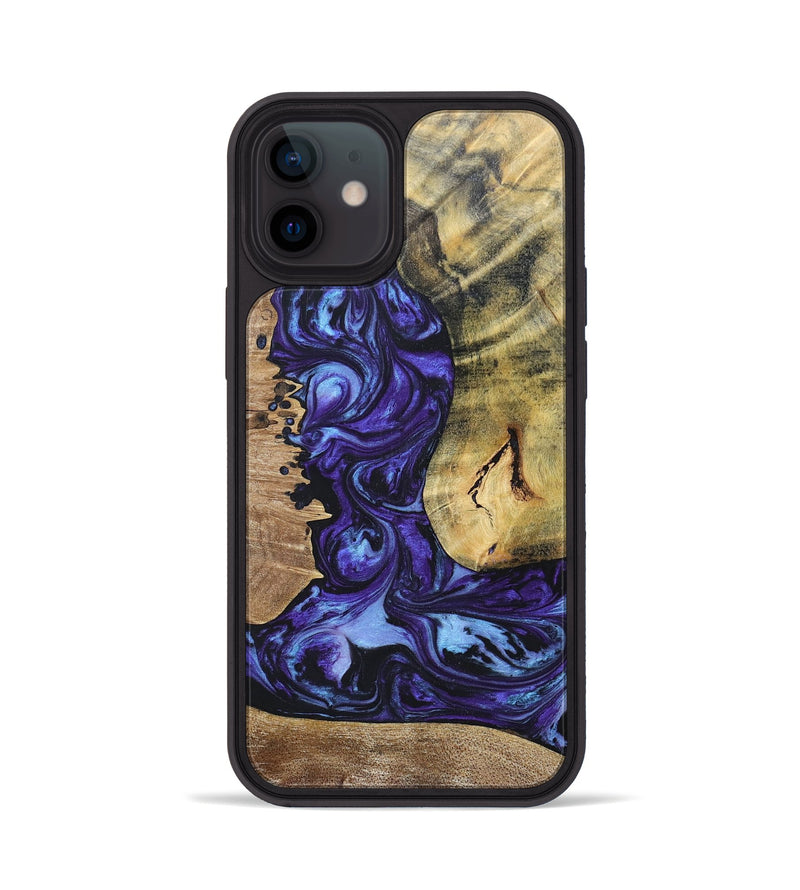 iPhone 12 Wood+Resin Phone Case - Adele (Mosaic, 696053)