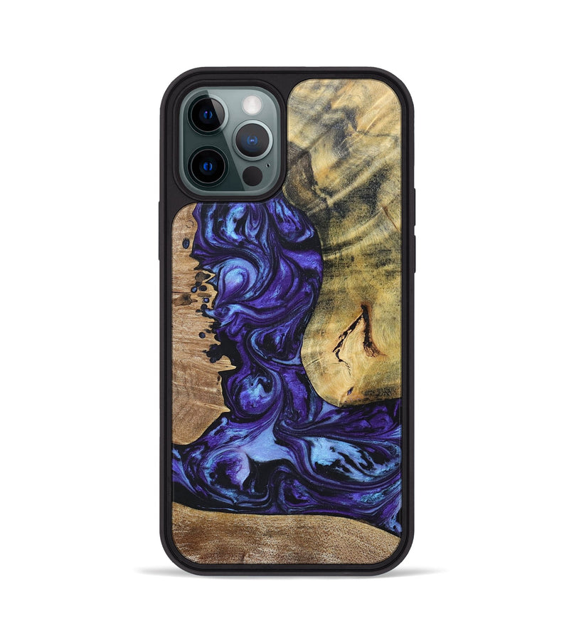 iPhone 12 Pro Wood+Resin Phone Case - Adele (Mosaic, 696053)