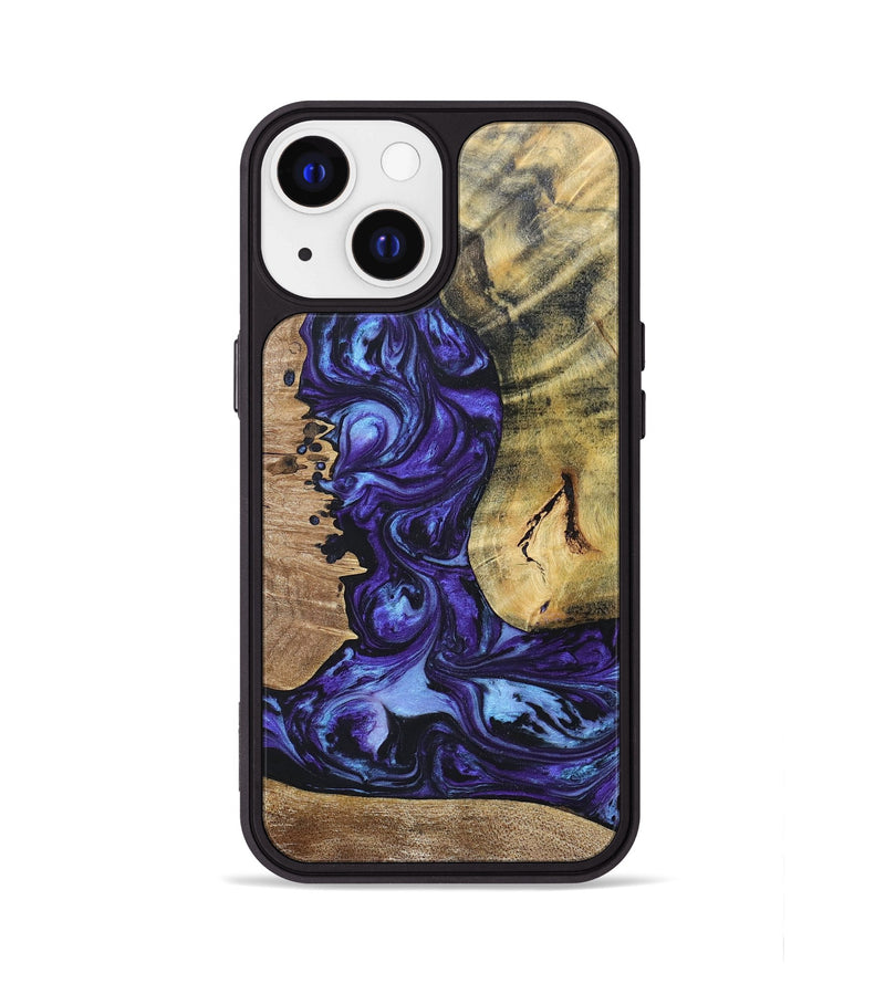 iPhone 13 Wood+Resin Phone Case - Adele (Mosaic, 696053)