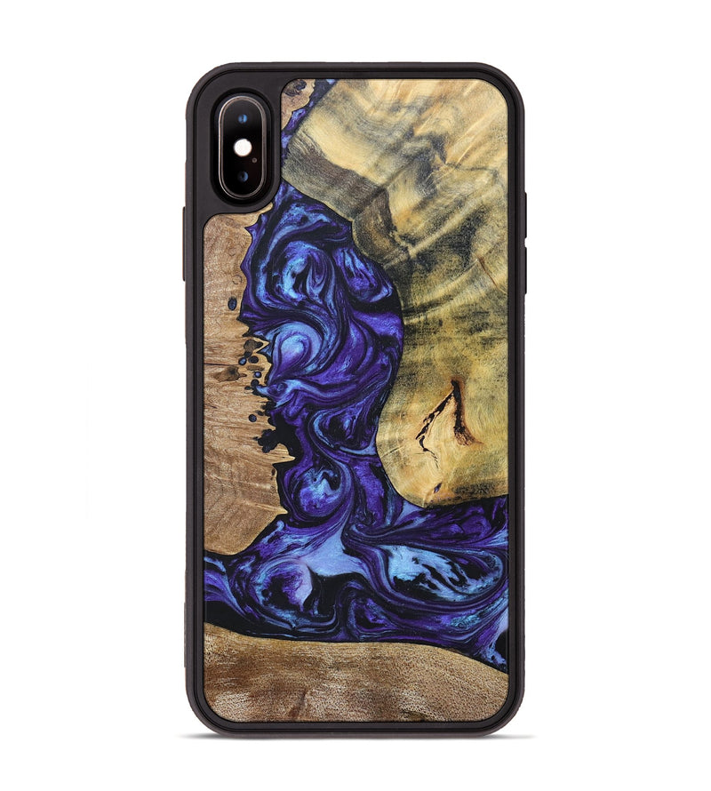 iPhone Xs Max Wood+Resin Phone Case - Adele (Mosaic, 696053)