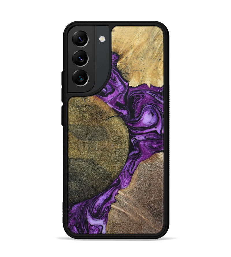 Galaxy S22 Plus Wood+Resin Phone Case - Carlton (Mosaic, 696060)
