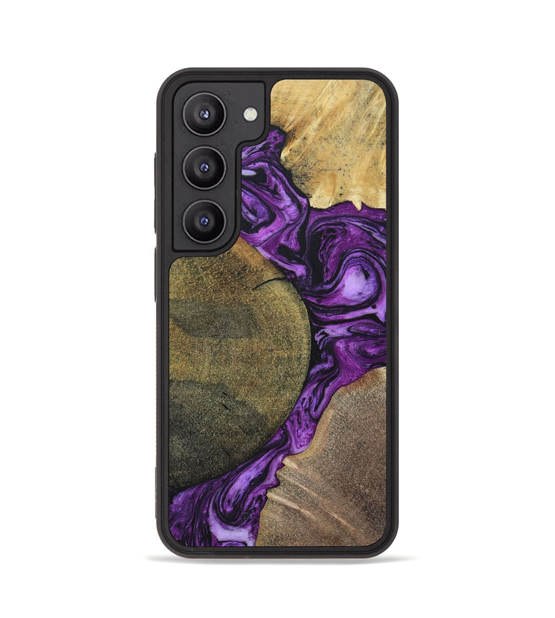 Galaxy S23 Wood+Resin Phone Case - Carlton (Mosaic, 696060)