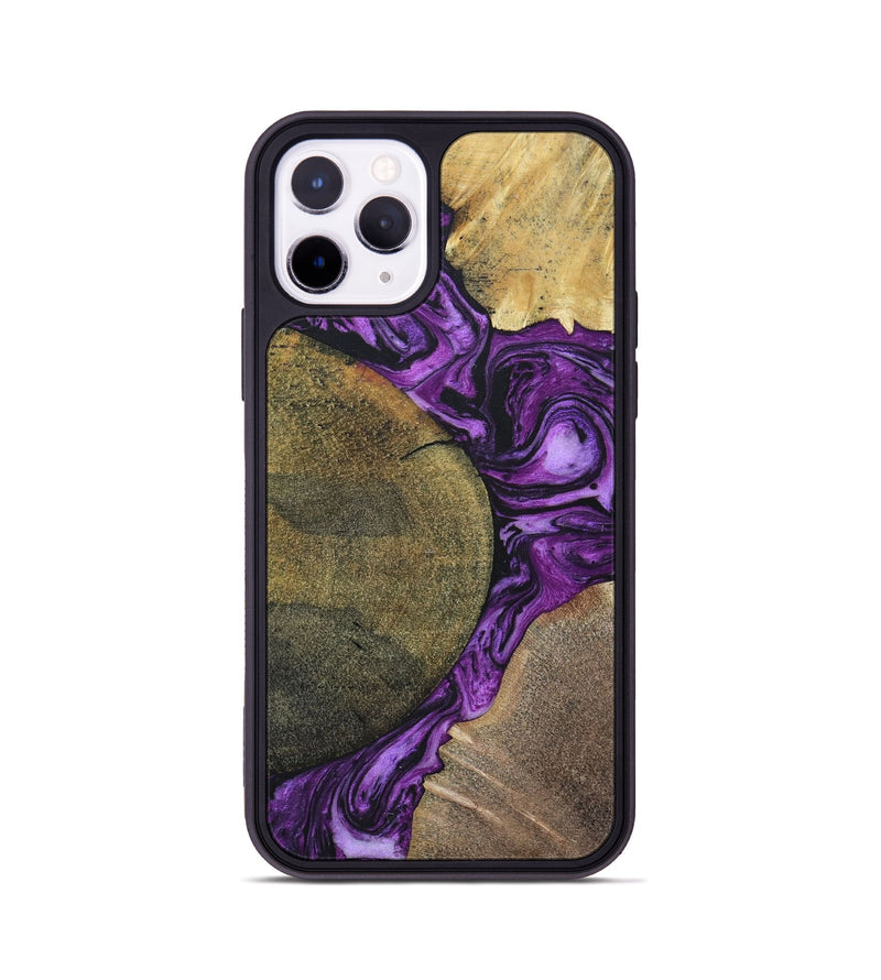 iPhone 11 Pro Wood+Resin Phone Case - Carlton (Mosaic, 696060)