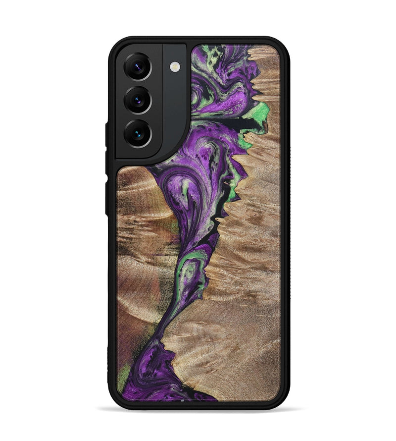 Galaxy S22 Plus Wood+Resin Phone Case - Rebekah (Mosaic, 696066)