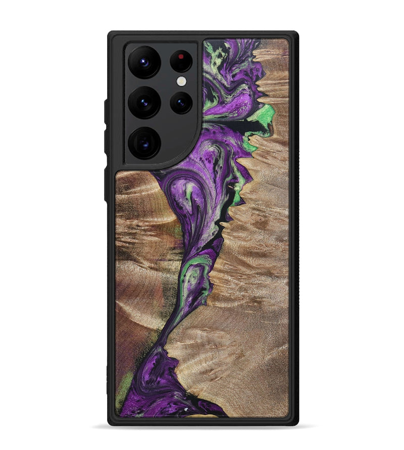 Galaxy S22 Ultra Wood+Resin Phone Case - Rebekah (Mosaic, 696066)