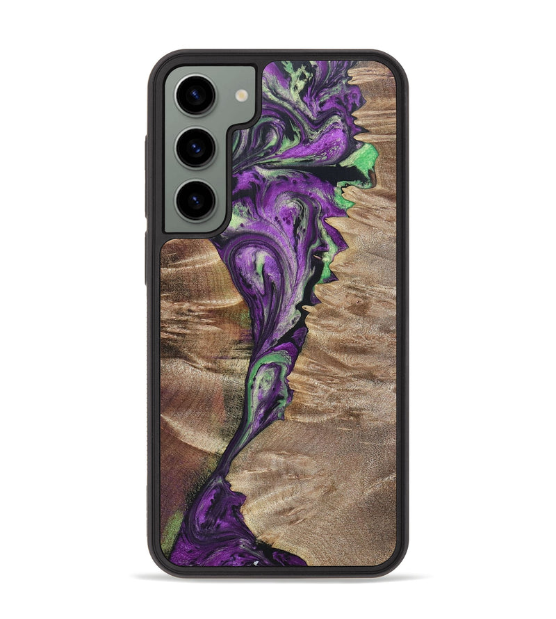 Galaxy S23 Plus Wood+Resin Phone Case - Rebekah (Mosaic, 696066)