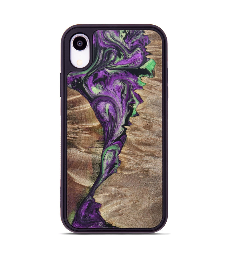iPhone Xr Wood+Resin Phone Case - Rebekah (Mosaic, 696066)