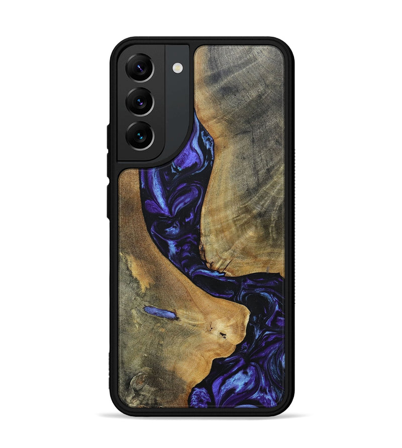 Galaxy S22 Plus Wood+Resin Phone Case - Kyla (Purple, 696102)