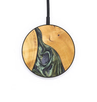 Circle Wood+Resin Wireless Charger - Darryl (Green, 696212)