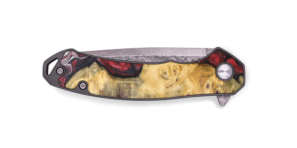 EDC Wood+Resin Pocket Knife - Porter (Red, 696251)