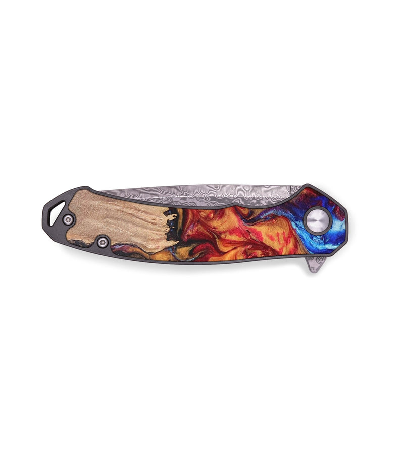EDC Wood+Resin Pocket Knife - Rick (Fire & Ice, 696268)