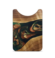 Live Edge Wood+Resin Wallet - Clarence (Green, 696292)