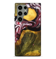 Galaxy S23 Ultra Wood+Resin Live Edge Phone Case - Shawn (Red, 696305)