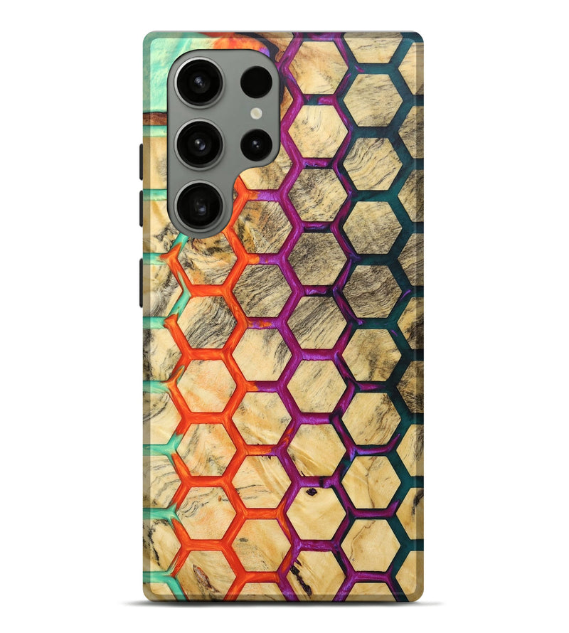 Galaxy S23 Ultra Wood+Resin Live Edge Phone Case - Bennie (Pattern, 696310)
