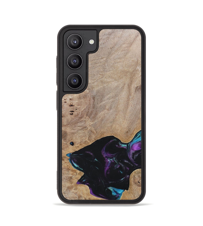 Galaxy S23 Wood+Resin Phone Case - Kamila (Wood Burl, 696394)