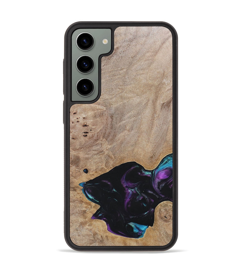 Galaxy S23 Plus Wood+Resin Phone Case - Kamila (Wood Burl, 696394)