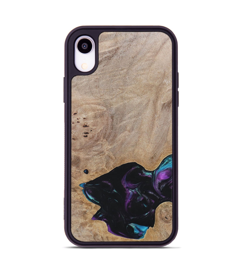 iPhone Xr Wood+Resin Phone Case - Kamila (Wood Burl, 696394)