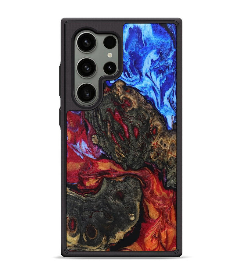 Galaxy S24 Ultra Wood+Resin Phone Case - Caylee (Fire & Ice, 696402)