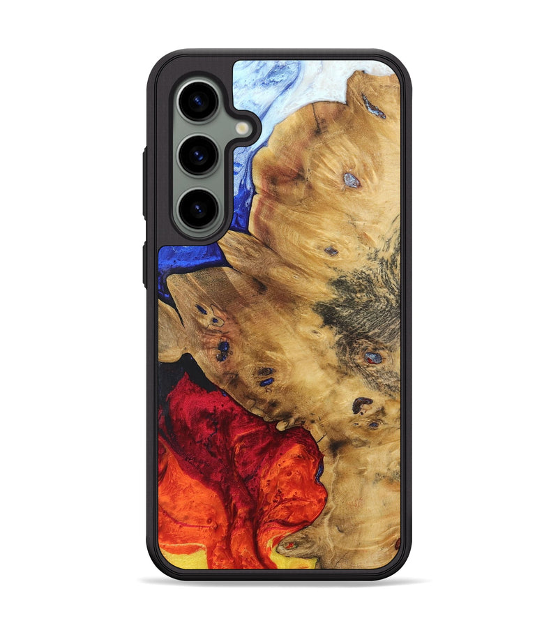 Galaxy S24 Plus Wood+Resin Phone Case - Virgil (Fire & Ice, 696403)