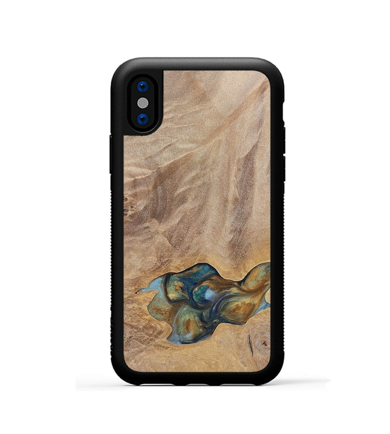 iPhone Xs  Phone Case - Porter (Wood Burl, 696558)