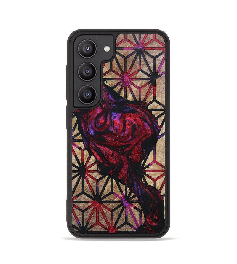 Galaxy S23 Wood+Resin Phone Case - Gwen (Pattern, 696605)