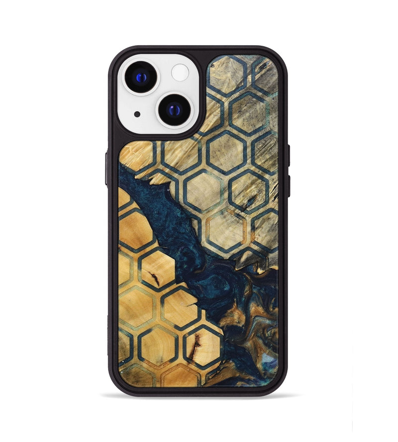 iPhone 13 Wood+Resin Phone Case - Georgia (Pattern, 696608)