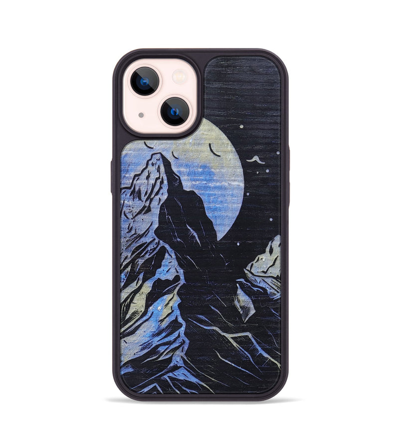 iPhone 14 Wood+Resin Phone Case - Daleyza (Pattern, 696617)