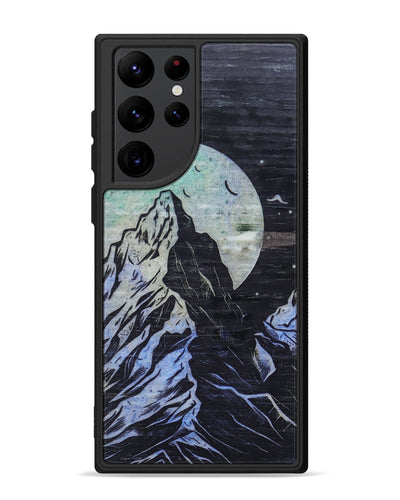Galaxy S22 Ultra Wood+Resin Phone Case - Marshall (Pattern, 696628)