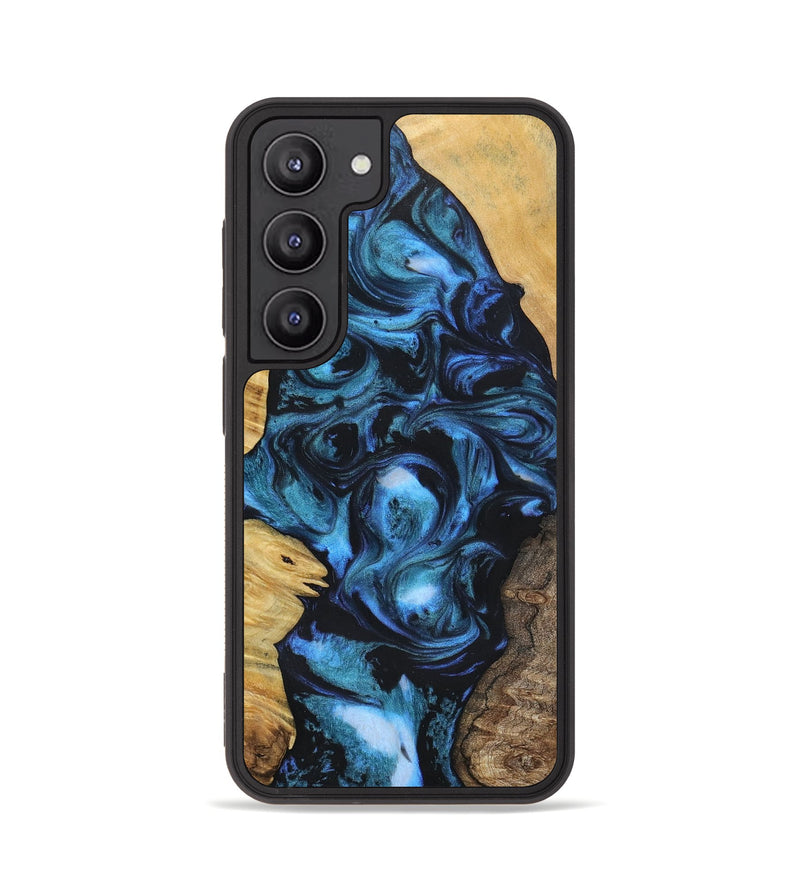 Galaxy S23 Wood+Resin Phone Case - Brody (Mosaic, 696634)