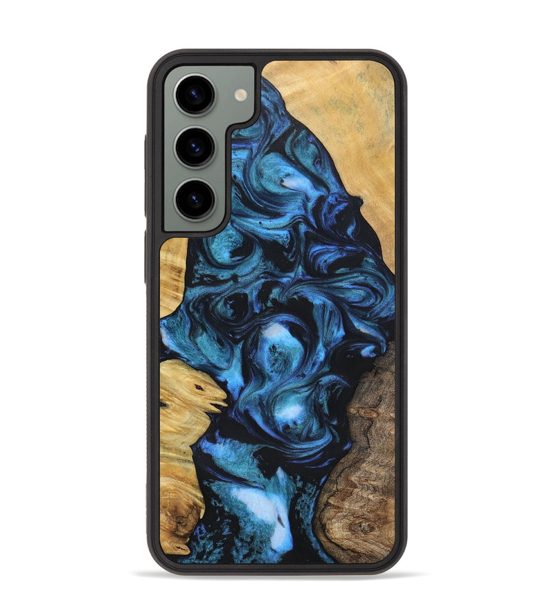 Galaxy S23 Plus Wood+Resin Phone Case - Brody (Mosaic, 696634)