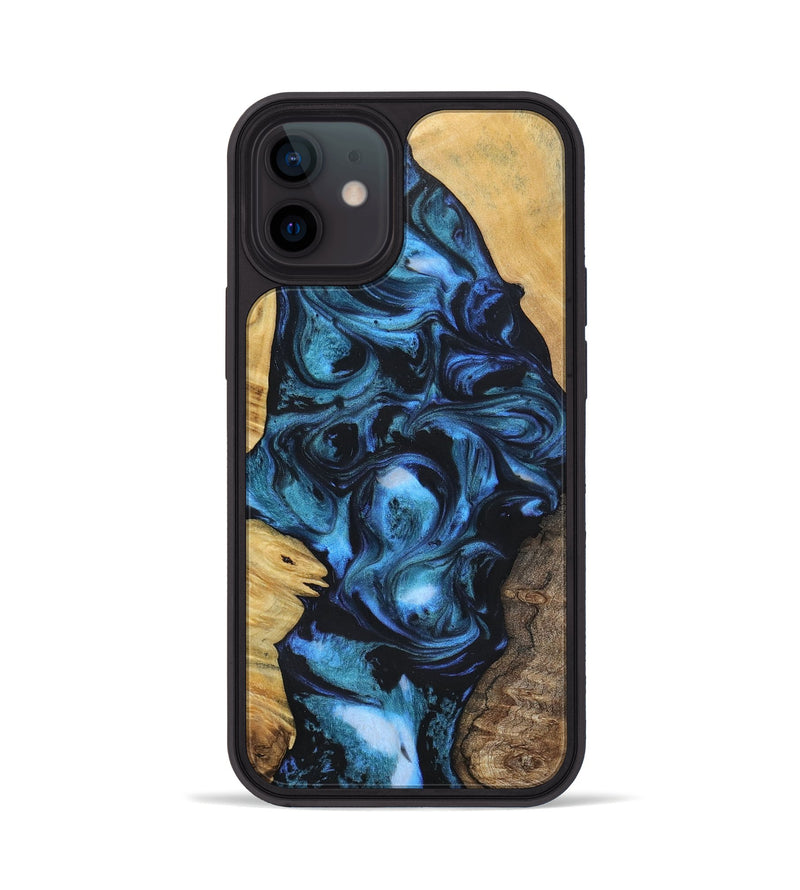 iPhone 12 Wood+Resin Phone Case - Brody (Mosaic, 696634)