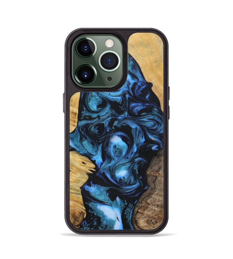 iPhone 13 Pro Wood+Resin Phone Case - Brody (Mosaic, 696634)