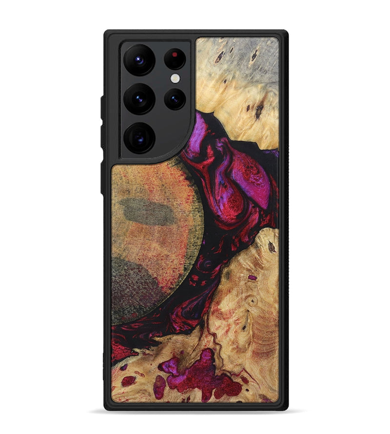 Galaxy S22 Ultra Wood+Resin Phone Case - Nova (Mosaic, 696637)