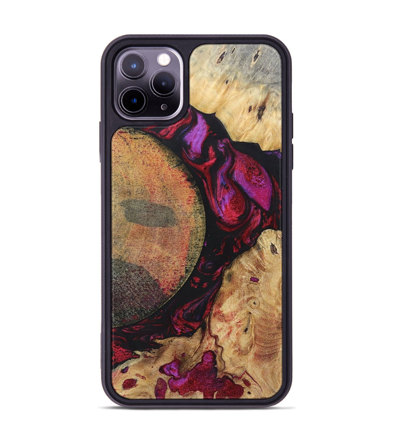 iPhone 11 Pro Max Wood+Resin Phone Case - Nova (Mosaic, 696637)
