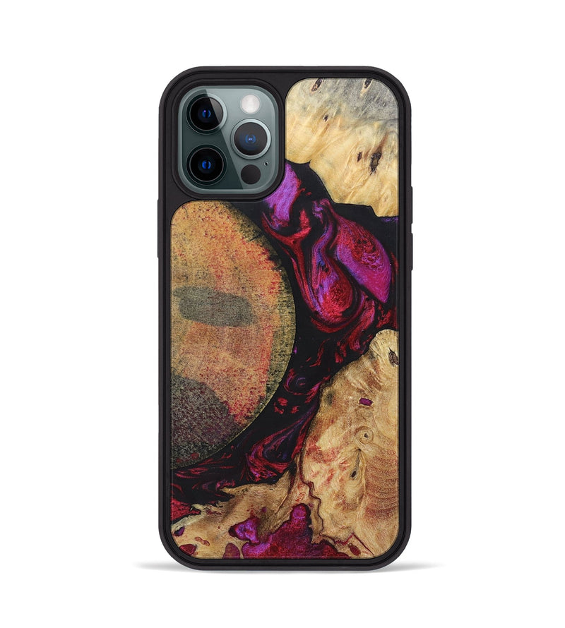 iPhone 12 Pro Wood+Resin Phone Case - Nova (Mosaic, 696637)